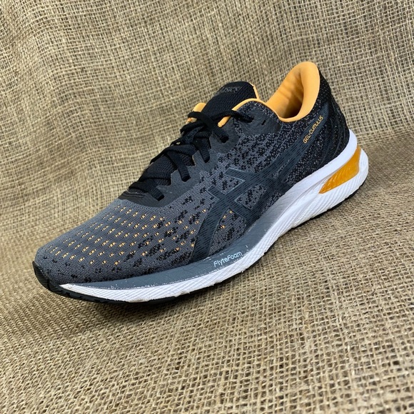 Asics Other - Asics Running Shoes Gel Cumulus Black Gray Orange Sneakers Mens Size 10.5